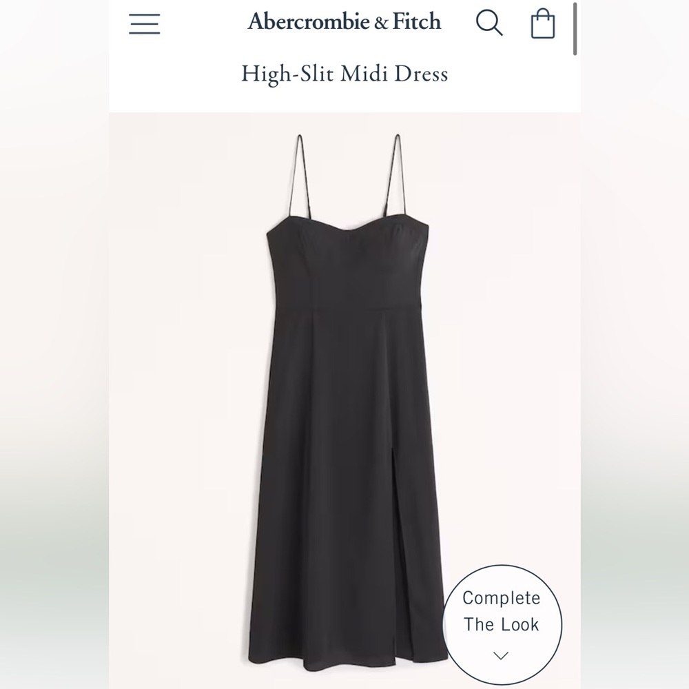 Worn once beautiful A&F black dress